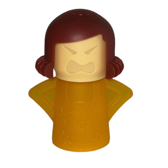 Angry Mama Microwave Steam Cleaner with Vinegar and Water (Free Microfiber cloth - Picture 2 of 7